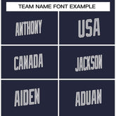 Custom Navy Gray-White Classic Style Crew neck T-Shirts Full Sublimated